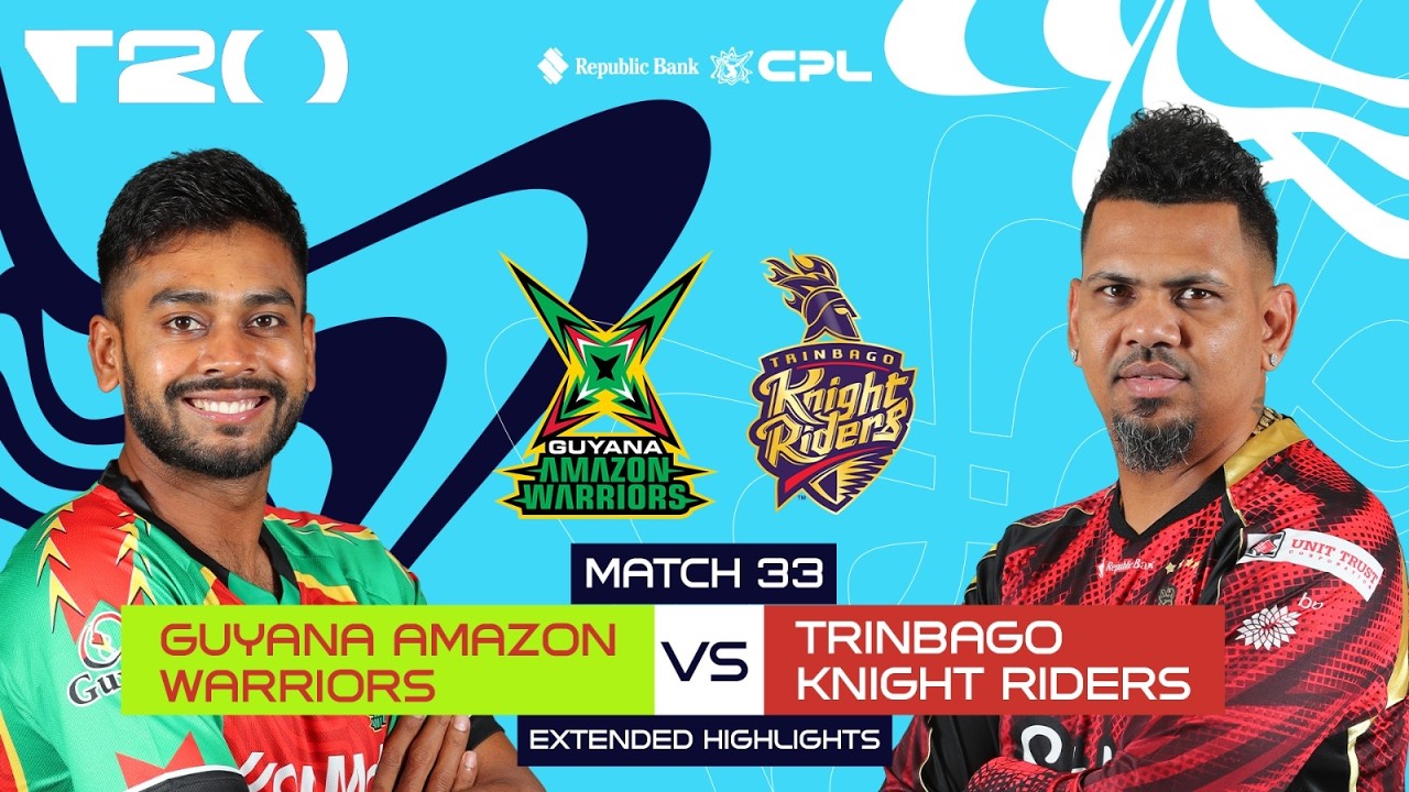 Extended Highlights | Guyana Amazon Warriors vs Trinbago Knight Riders | CPL 2026