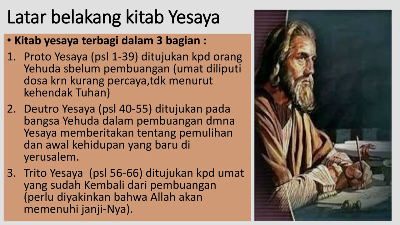 YESAYA 2:1-5; Tema : “Berjalanlah di Dalam Terang Tuhan”