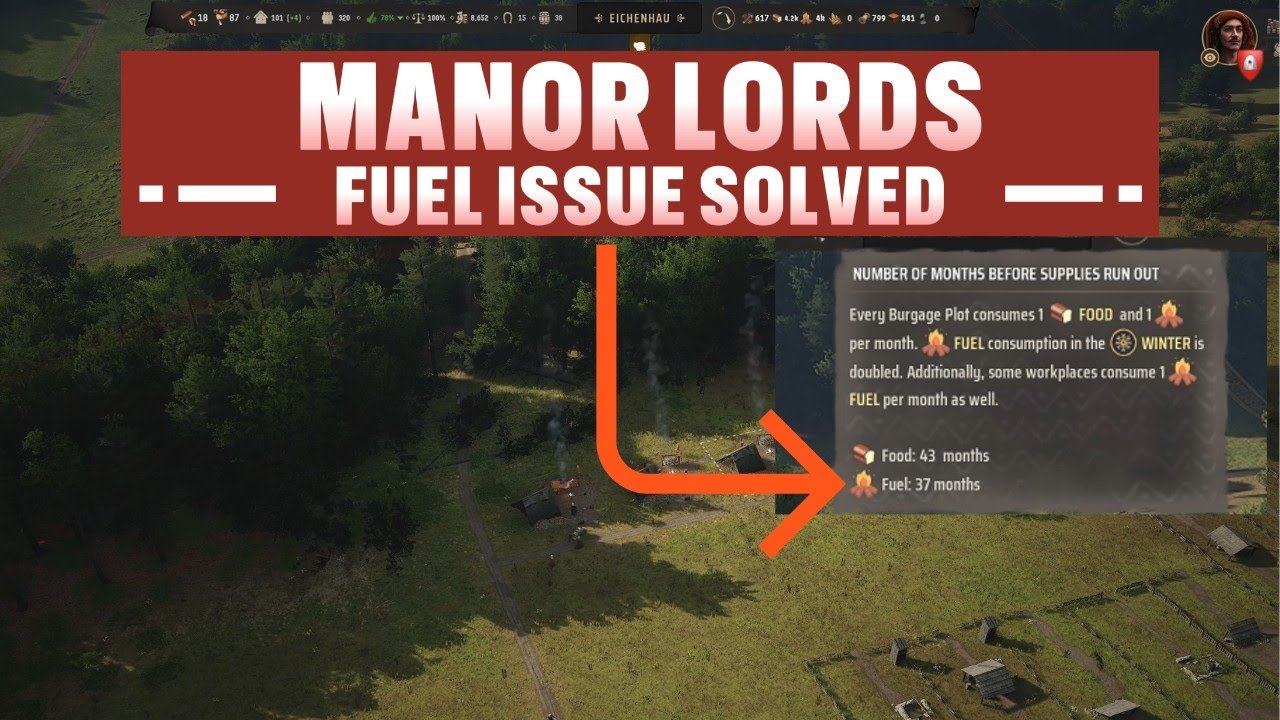 I solved fuel issue in my region | Manor Lords fuel tip