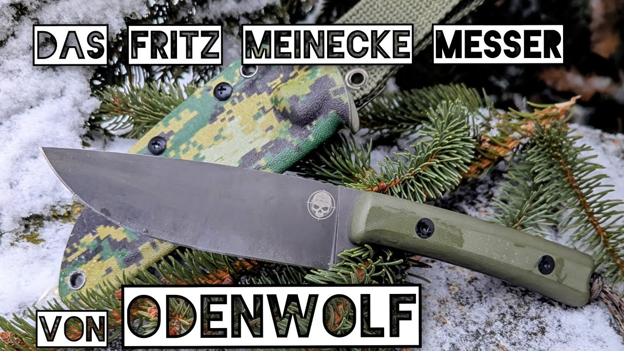 Fritz Meinecke Messer von Odenwolf // Fanboy Messer oder Outdoor Allrounder? @FritzMeinecke