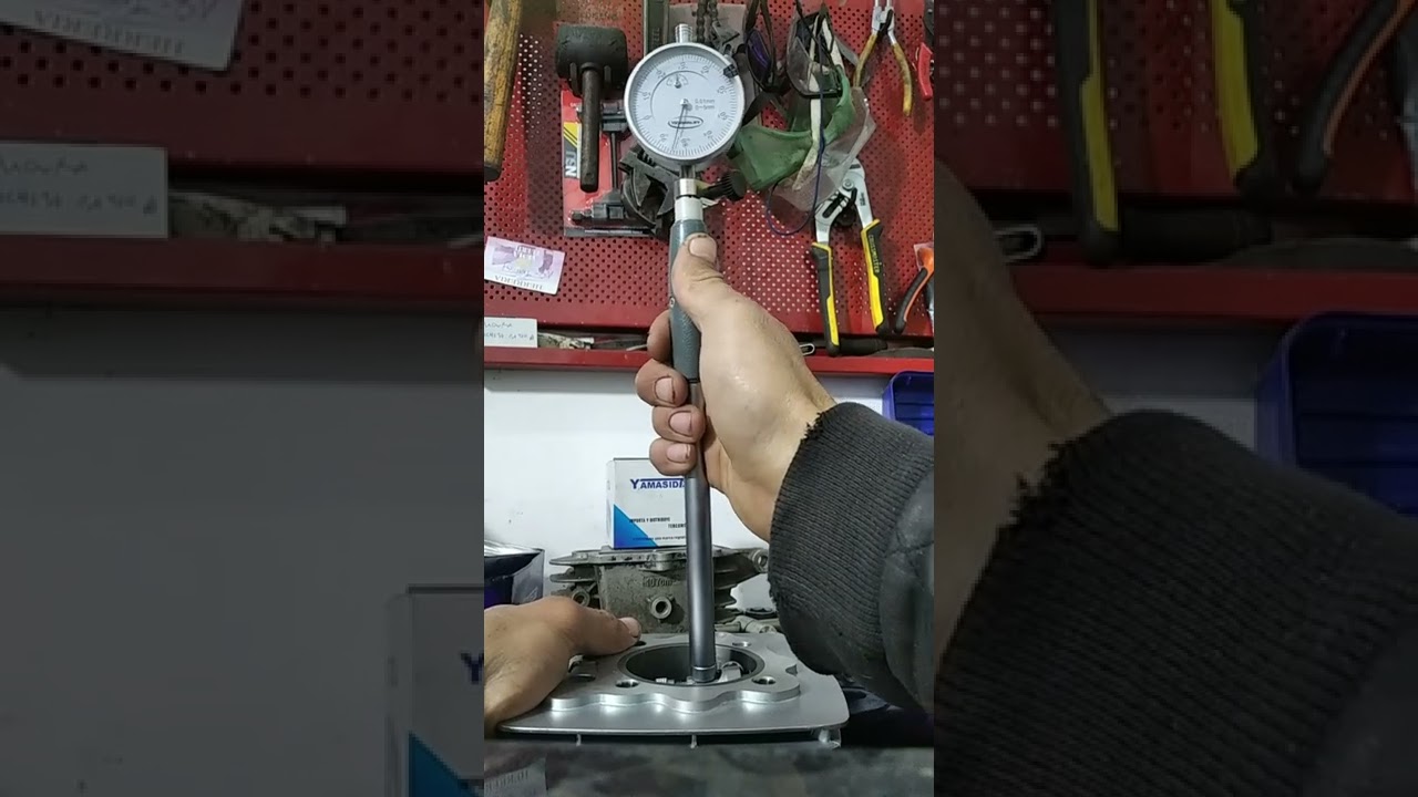 medir cilindro con alesometro