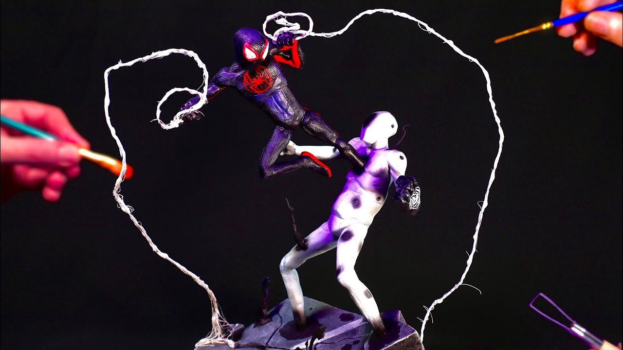 I Made a Spidey VS. The Spot Diorama