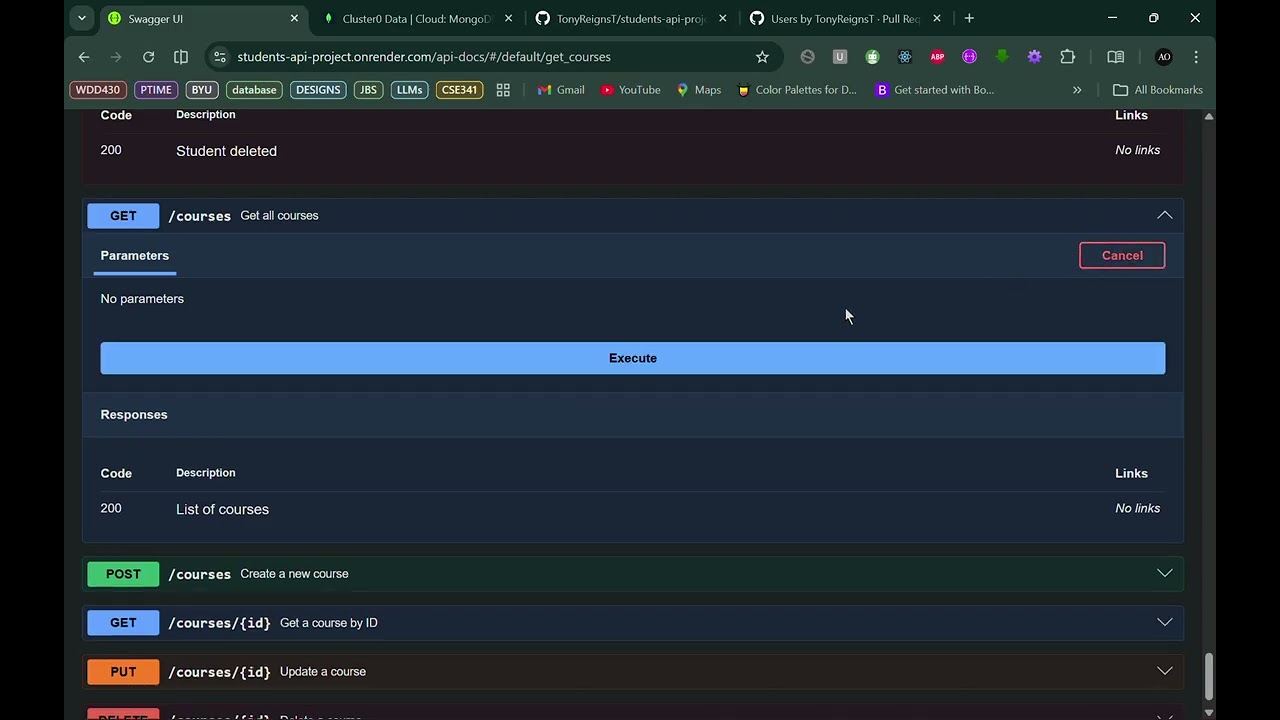 students api project