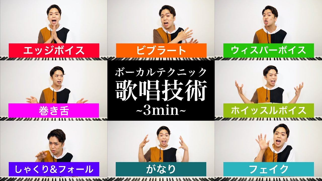 【ボイトレ】歌唱テクニックの全てをそこに置いてきた。【あなたは何個できますか？】