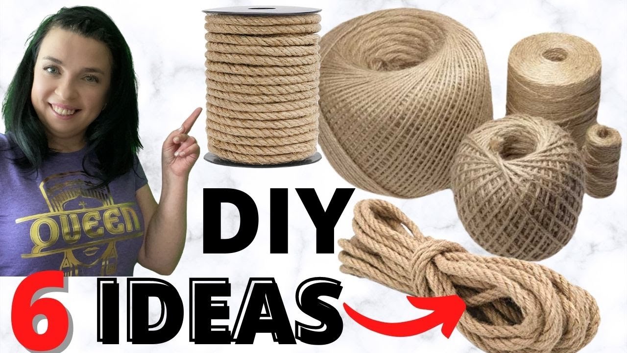 6 Amazing Ideas from Jute Twine for Everyday | Jute Rope Craft Ideas |
