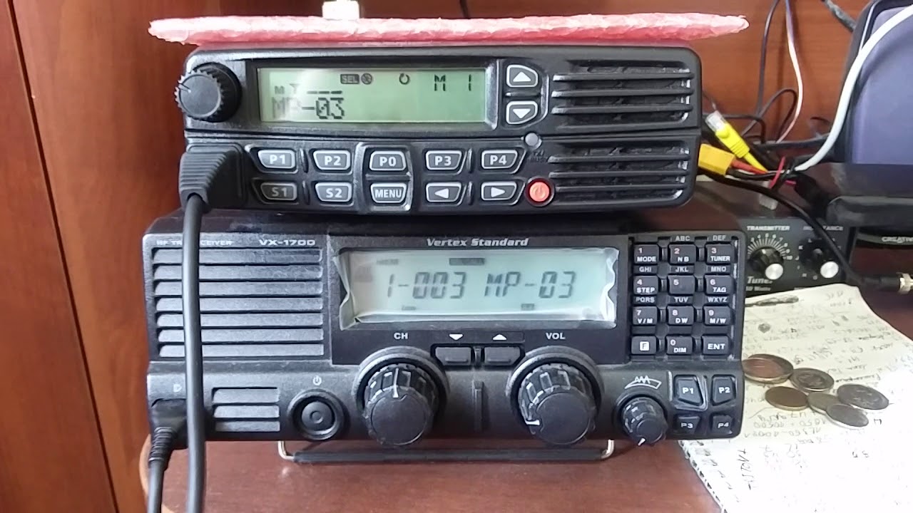 Vertex VX-1400 SELCALL MESSAGE demo