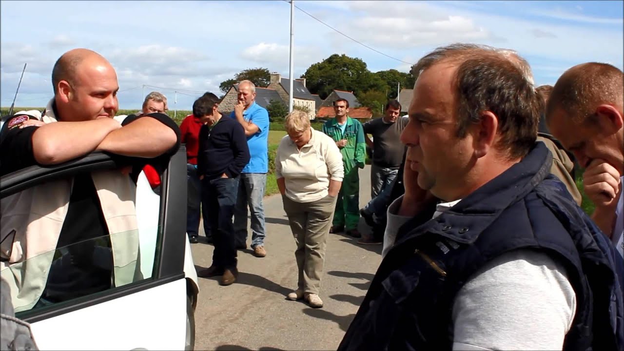 Blocage des contrôles dans une ferme à Plouaret