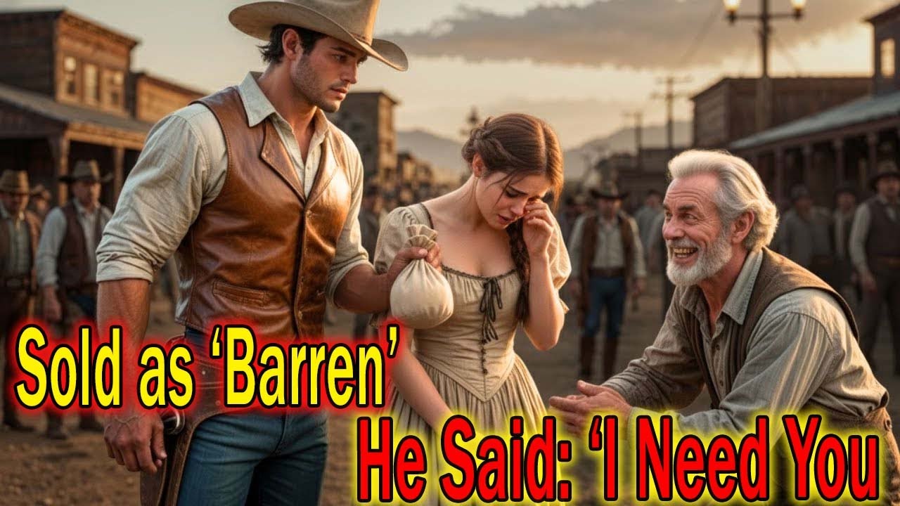 Sold as “Barren”—Until the Widowed Rancher Said, “I Don’t Need Children, I Need You.”