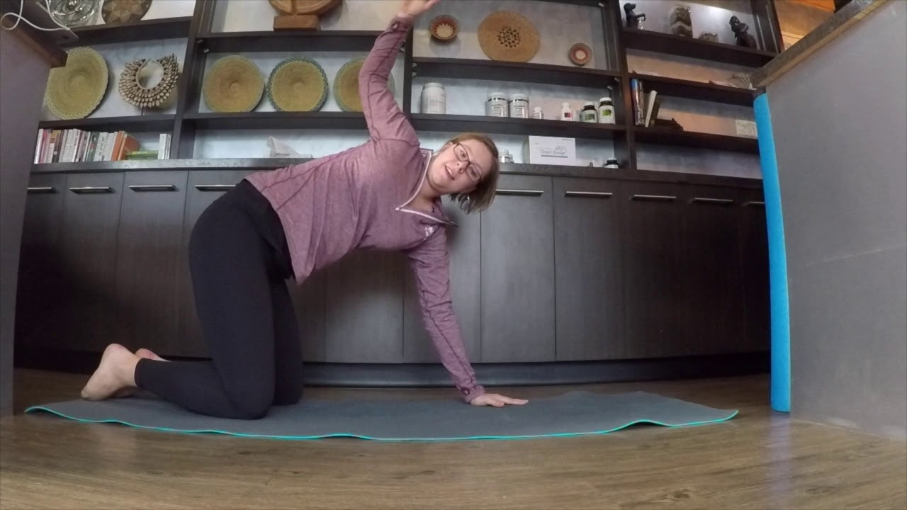 AltaVie Postnatal Exercise Rehab - Thread the Needle for Thoracic Mobility