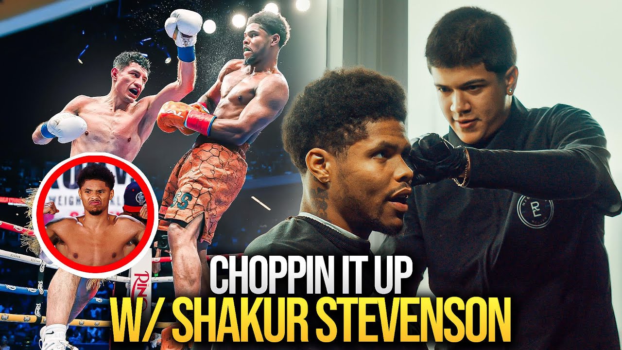 Cutting Shakur Stevenson before his Championship Fight in MSG. w/ @rclips_ &  @shotsbykaii