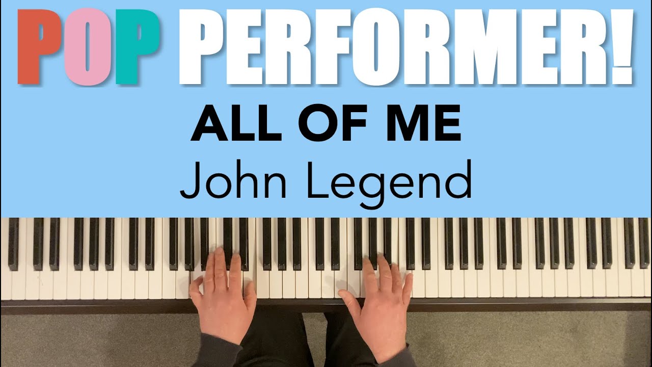ALL OF ME | John Legend | ABRSM Pop Performer! Piano Grade 4 | sheet music link below