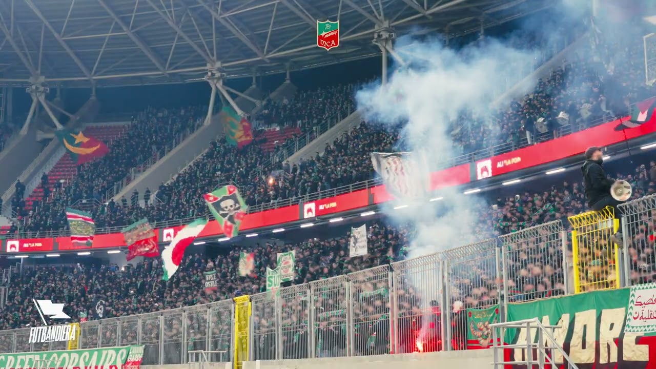 المنعرج الجنوبي - التراس غرين كورسارز Virage sud - Ultras Amore e Mentalità - Ultras green corsairs