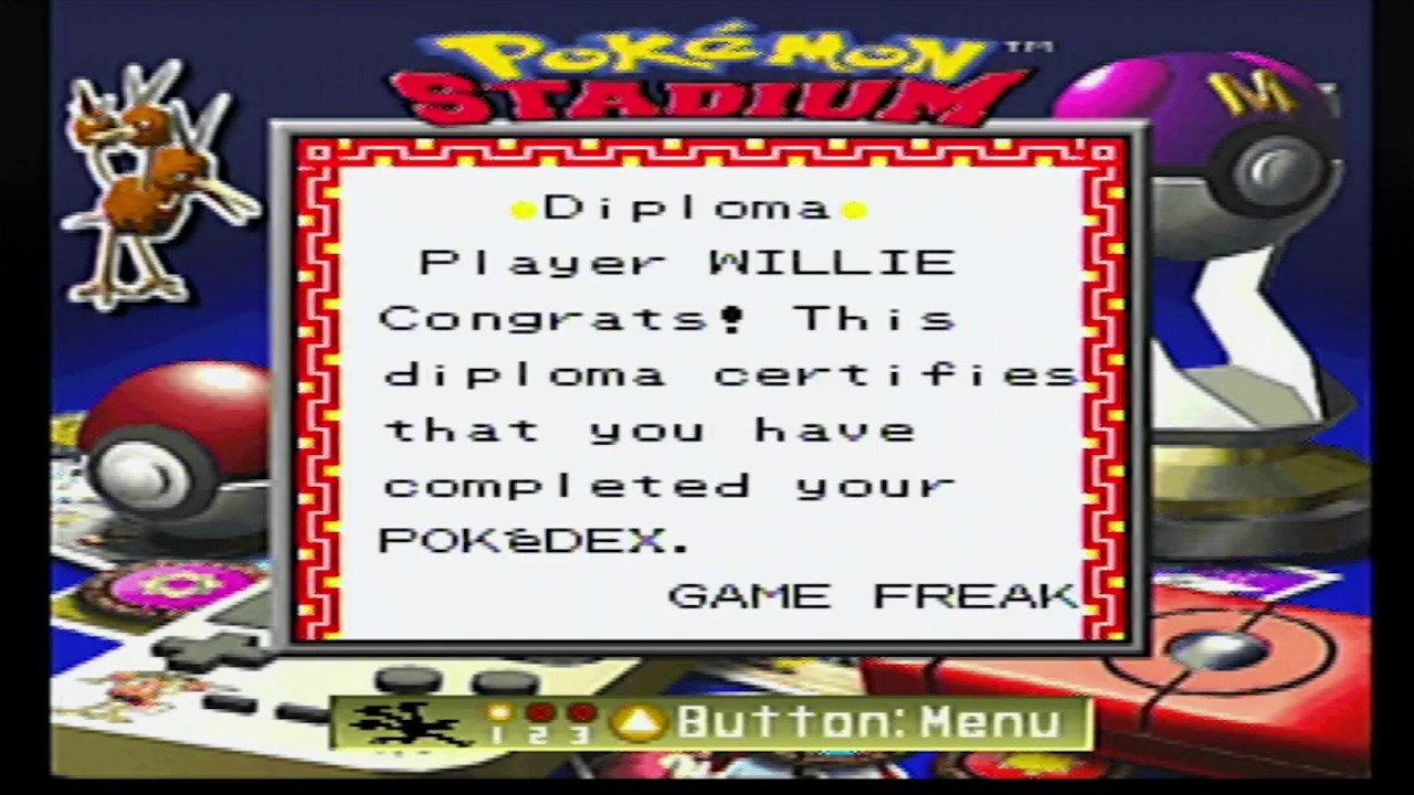 Pokemon Yellow Red Blue Version Game Boy Color Complete Generation 1 Living Pokedex Diploma