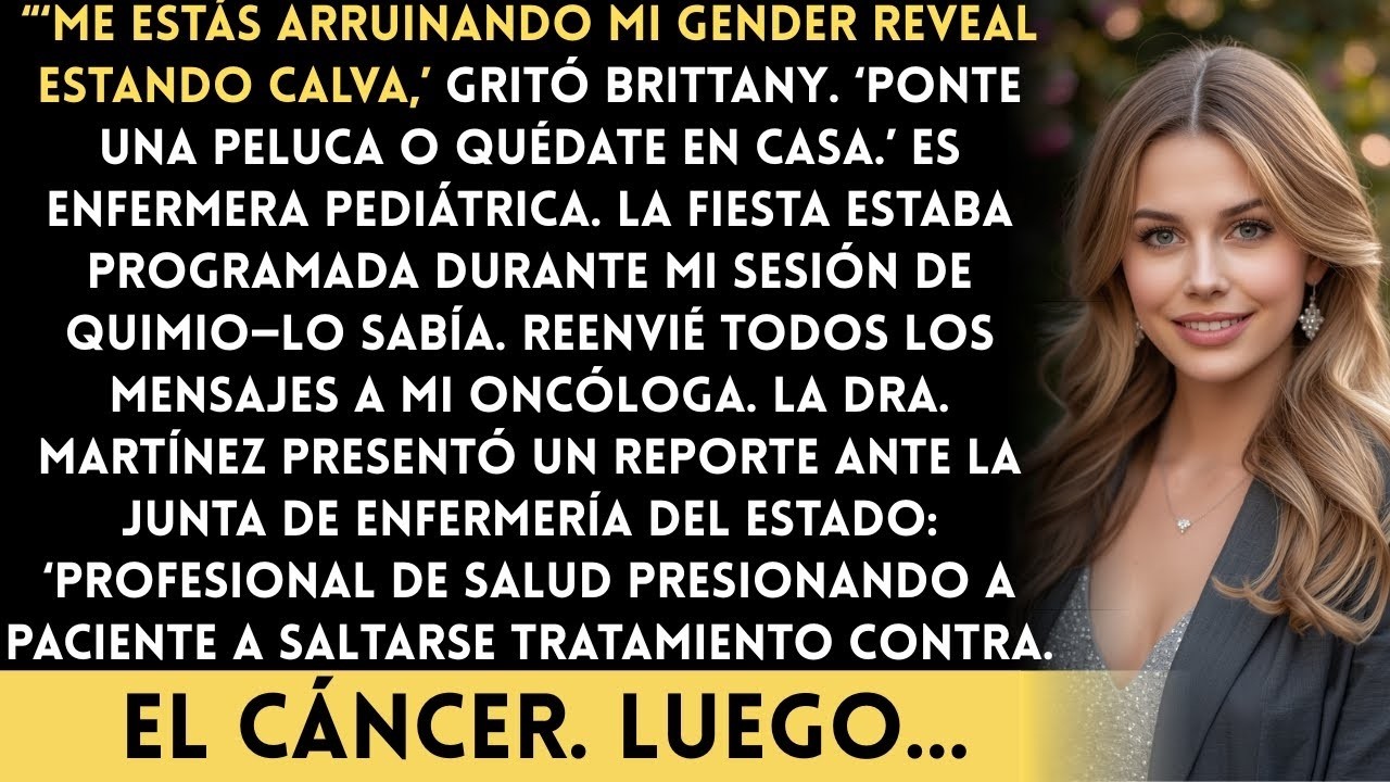 Mi hermana me exigió dejar la quimio por su fiesta de gender reveal… hasta que el departamento