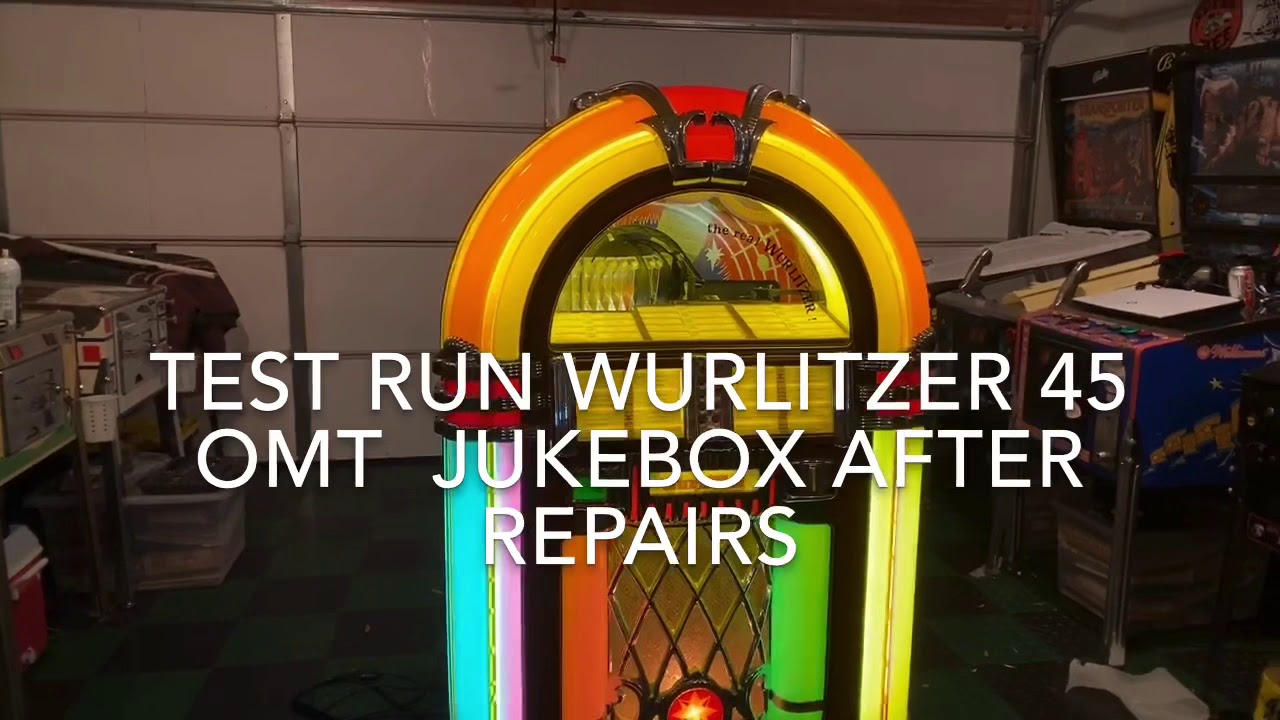 Wurlitzer 45 RPM OMT Vinyl Jukebox