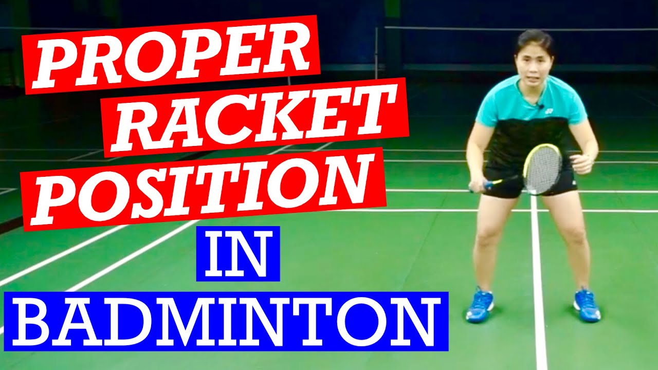 PROPER RACKET POSITIONING IN BADMINTON #badminton #racketpositioning #coachkennie #kennieasuncion