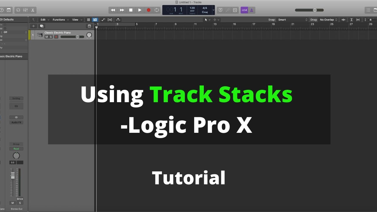 Using Track Stacks in Logic Pro X