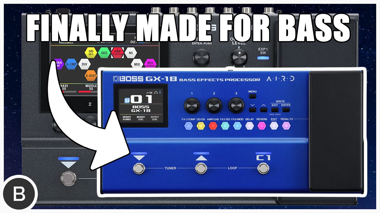 THE FIRST BOSS GX MADE FOR BASS PLAYERS !!