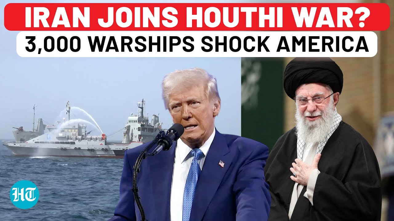 Iran Navy Officially Joining Houthi-USA War? Huge Move With 1000s Of Ships As Trump Orders Attack