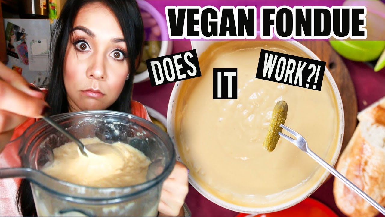 ВЕГАНСКОЕ ФОНДЮ?! Работает?!?! (по рецепту EdgyVeg) | Вкусный вторник