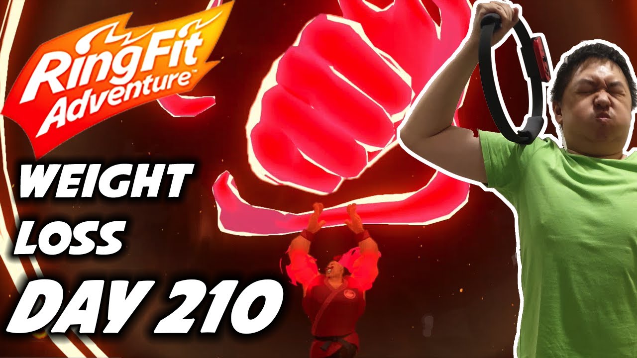 Best Fat Loss Workout at Home - Day 210 Ring Fit Adventure Weight Loss Journey