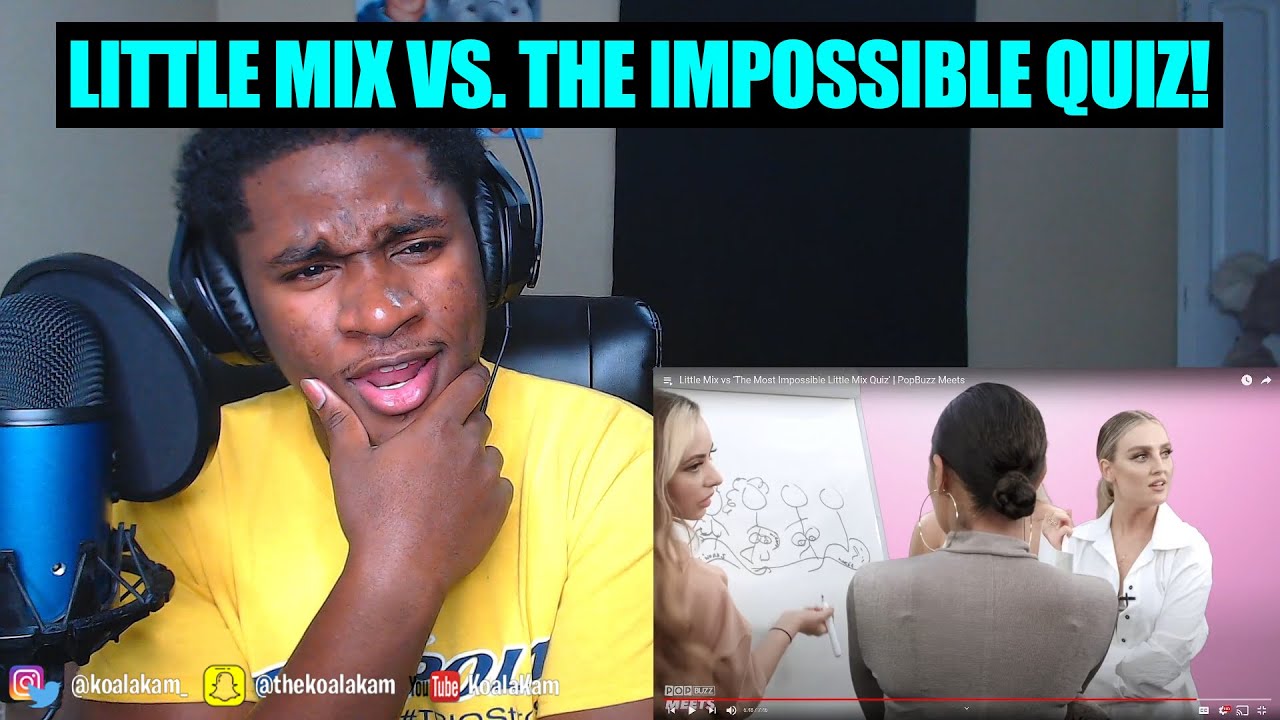 what were they drawing!? Little Mix vs 'The Most Impossible Little Mix Quiz' | REACTION