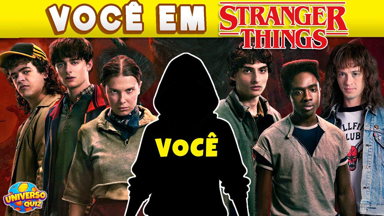 Crie seu Personagem em STRANGER THINGS ⚡ Sobreviva ao Mundo Invertido