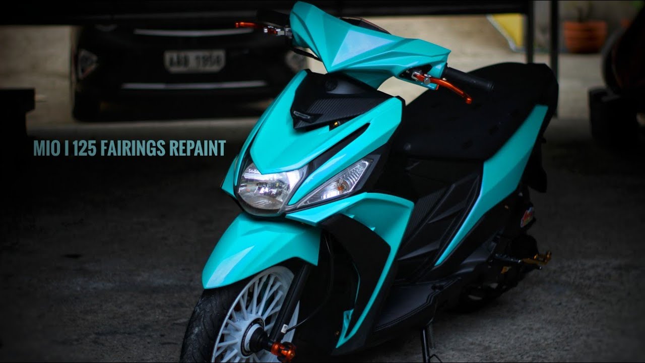 Mio i 125 Fairings Repainting | Customized Paint