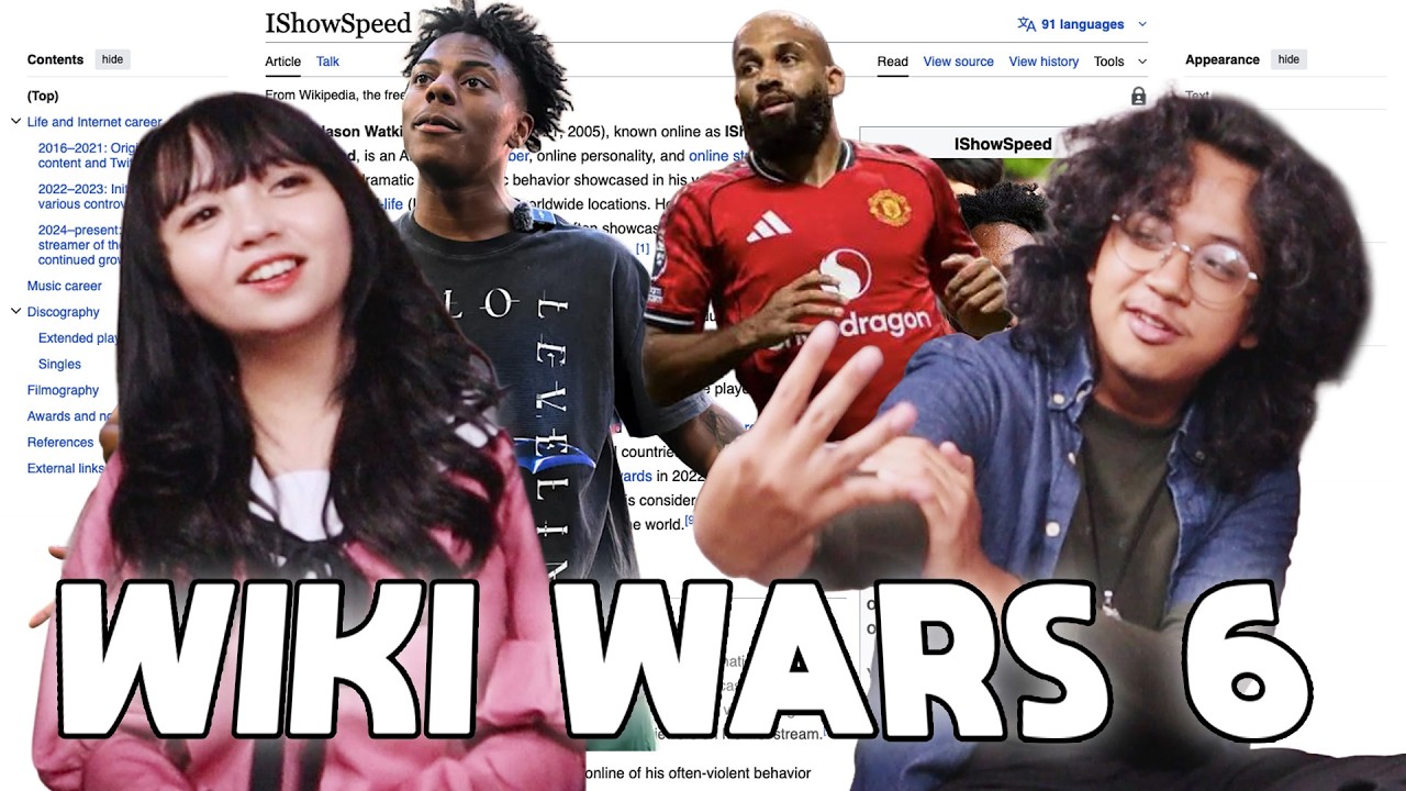 Dari IShowSpeed Ke Manchester United - Main Wikipedia Eps 6