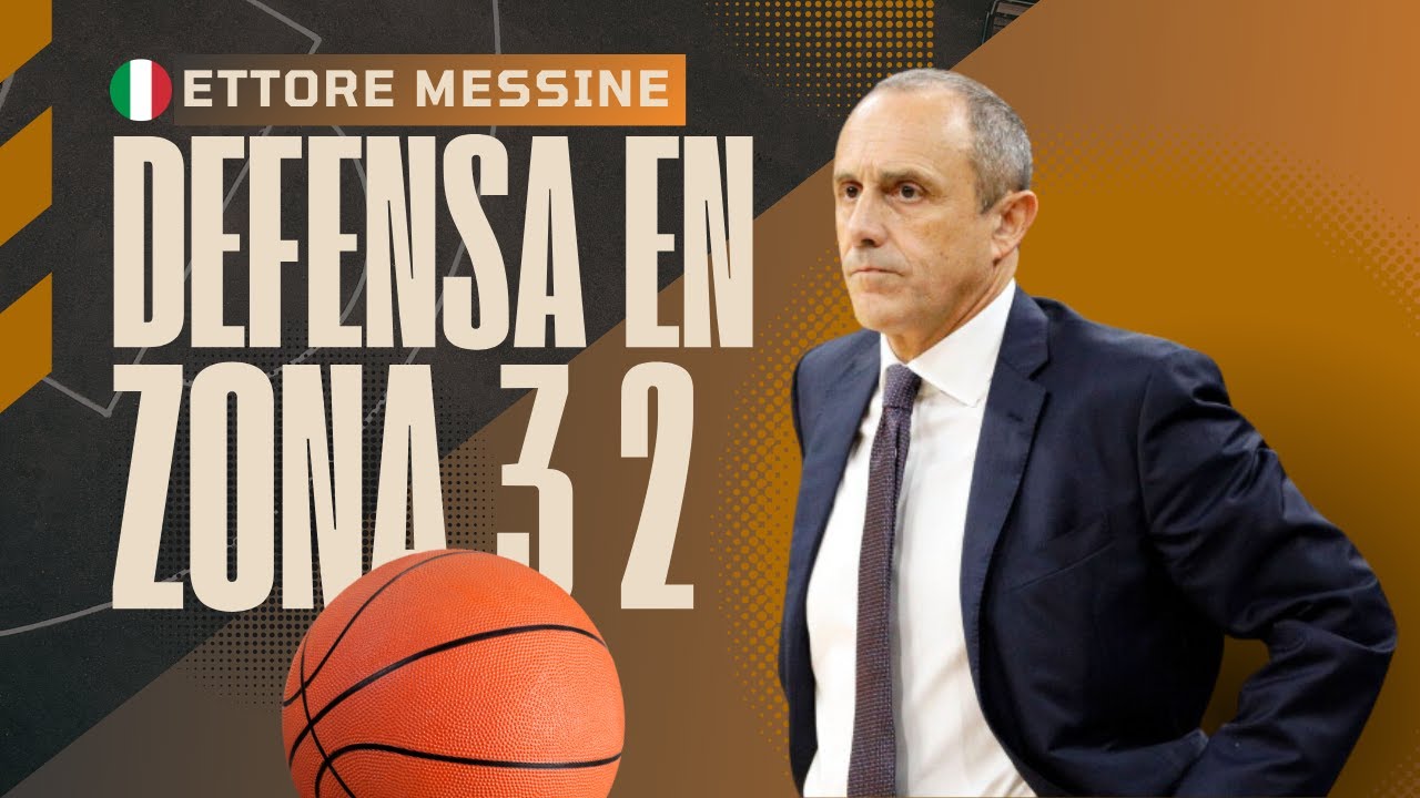 🏀🖥  Defensa en zona 3 2 match up | Ettore Messina