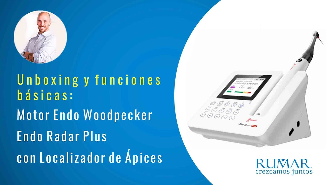 Motor Endodoncia ENDO RADAR PLUS  Woodpecker con Localizador de Ápices | Unboxing