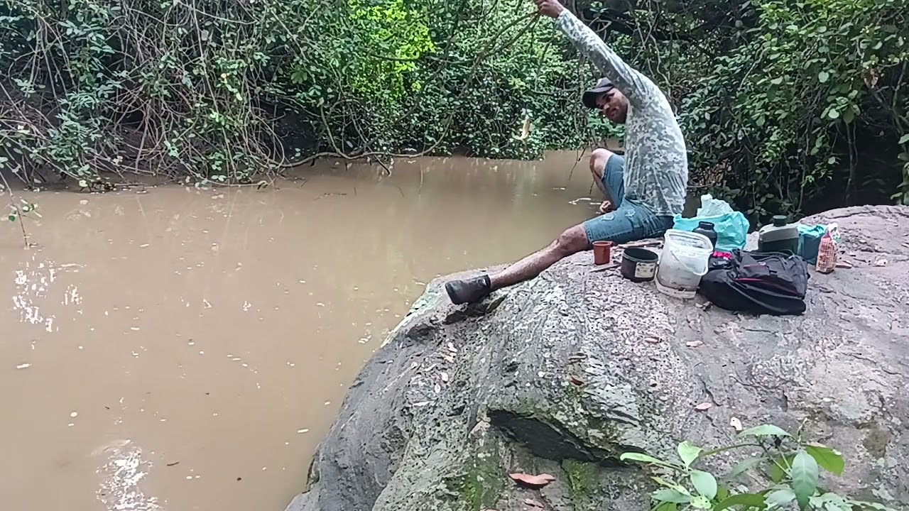 A CHUVA NÃO DEIXOU EU PESCA KKKK MAS E ASSIM MESMO DA PRÓXIMA VEZ DA CERTO ..🙏🙏