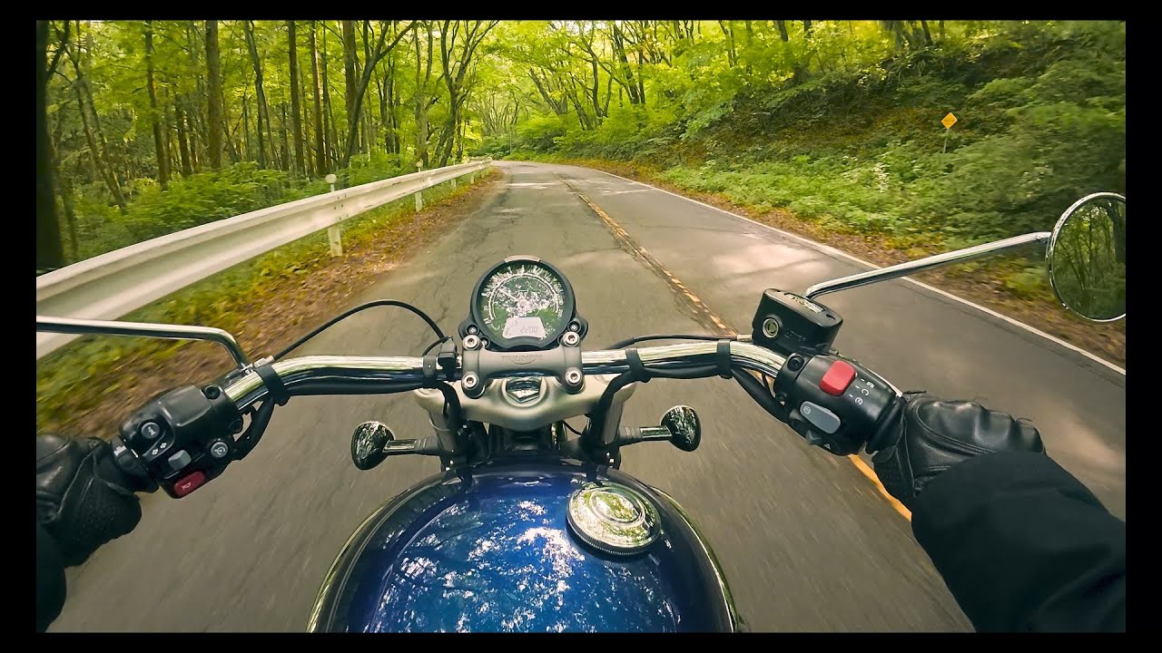 Triumph Bonneville Speedmaster 1200 - Forrest&Lake ride | Pure Exhaust - No Talk [4K/Raw Exhaust]
