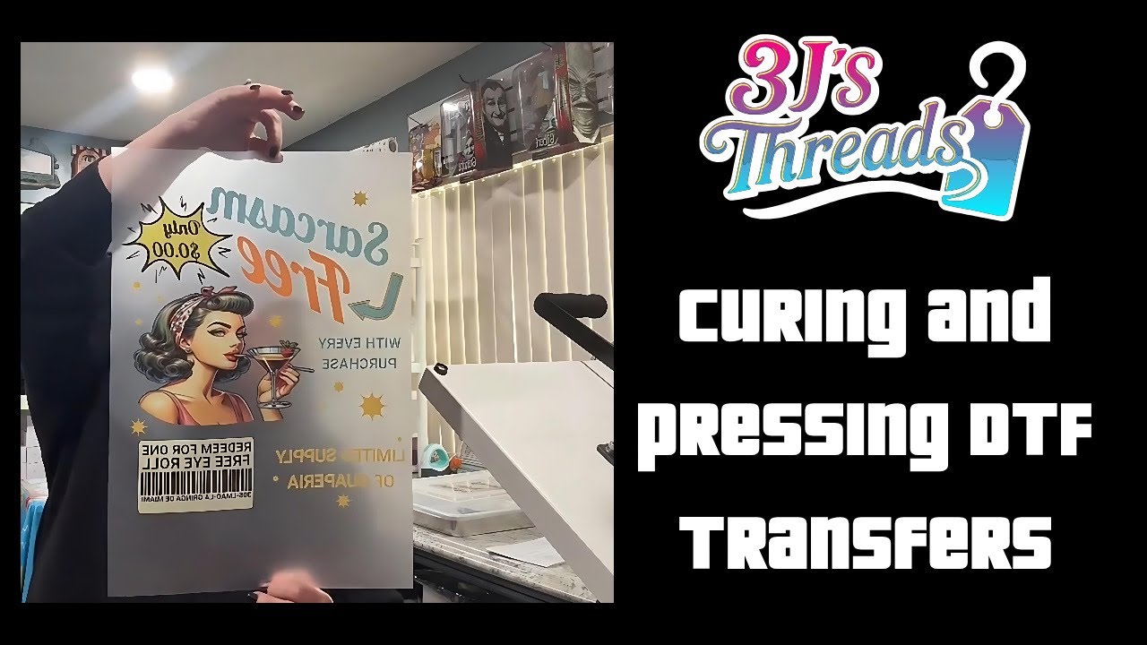 Curing & Pressing DTF Transfers