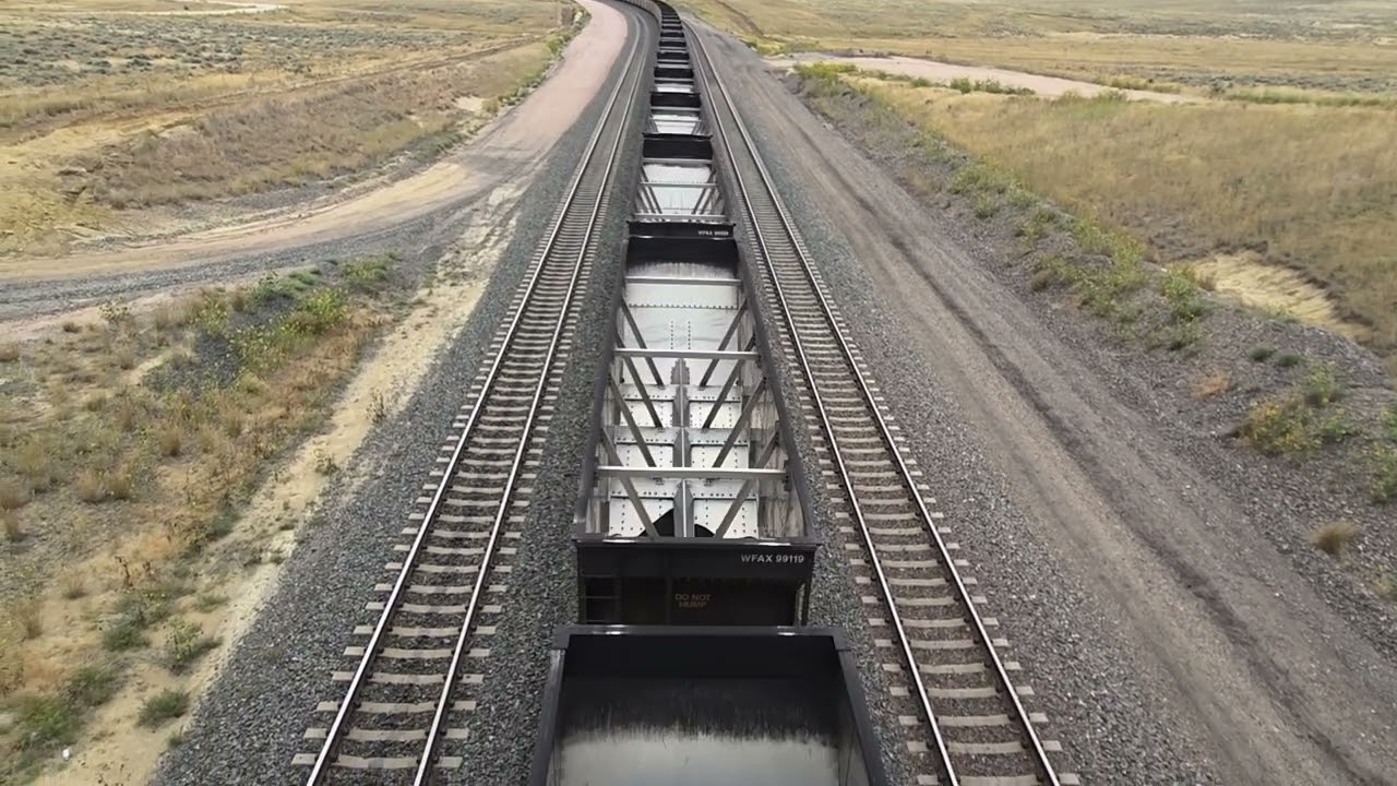 Powder River Basin Coal Trains - Wyoming