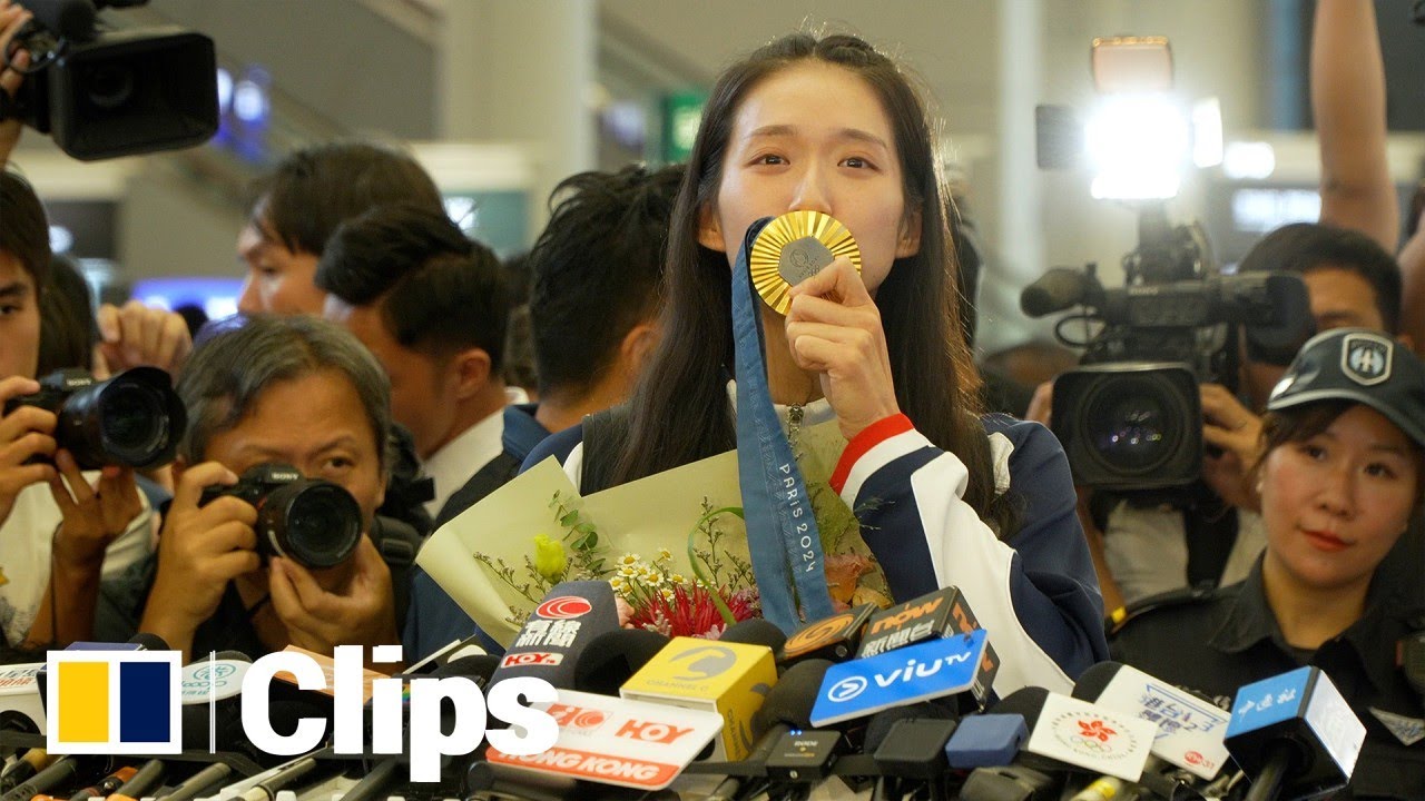 Hero’s welcome for Hong Kong gold medal fencer Vivian Kong