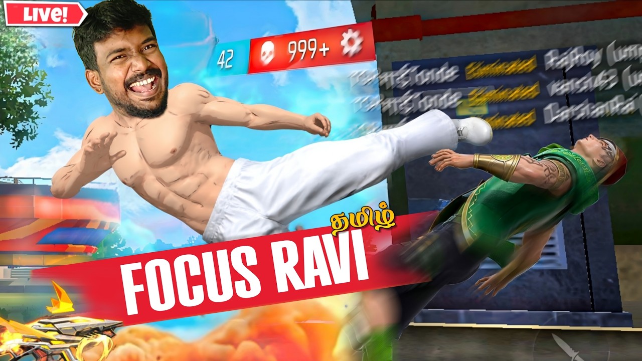 தமிழ் - 🔥 GRANDMASTER LIVE RANK PUSH TAMIL {DAY - 7}🔥||Garena-FreeFire Max Live #matturavi