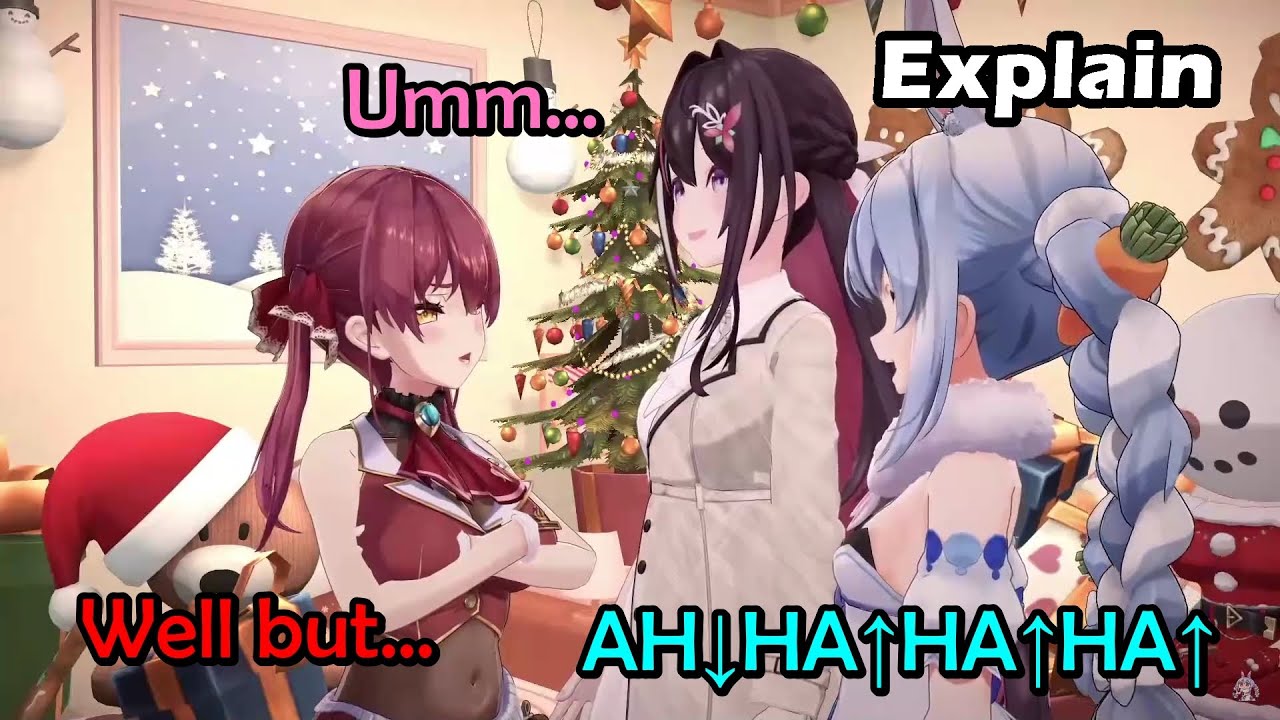 AZKi Appears on PekoMari Stream to Explain Her and Pekora's Sauna Experience【Hololive English Sub】