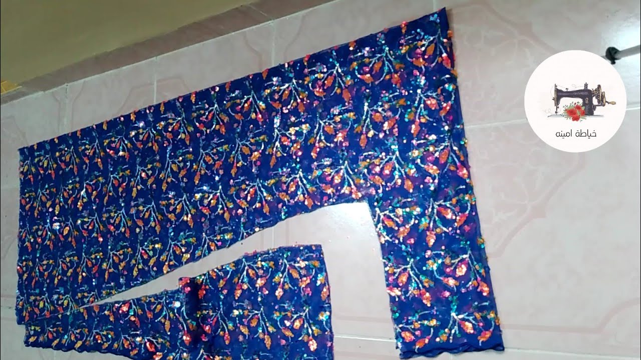 بڕین و دورینی کراسی کوردی سادە cut and sewing cloths kurdy#