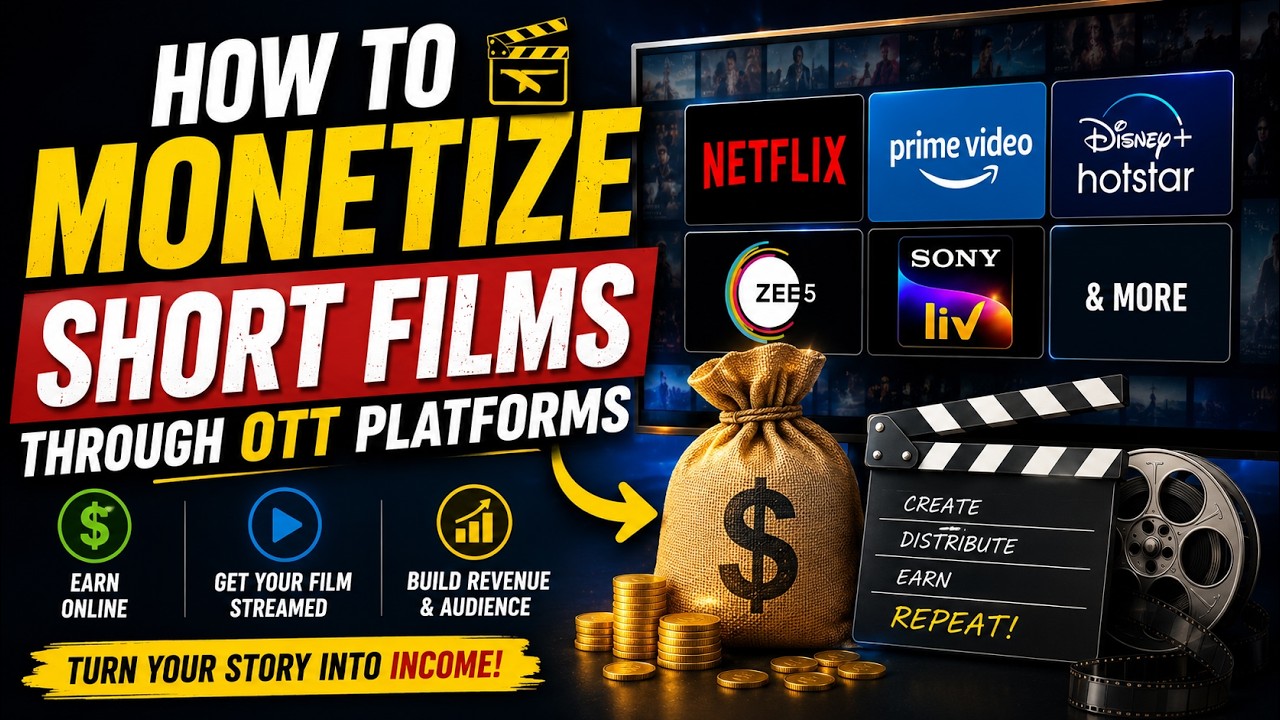 🔥 How to MONETIZE Your Short Film on OTT Platforms in 2026 | Best Strategies to Earn Money Online 🎥💰