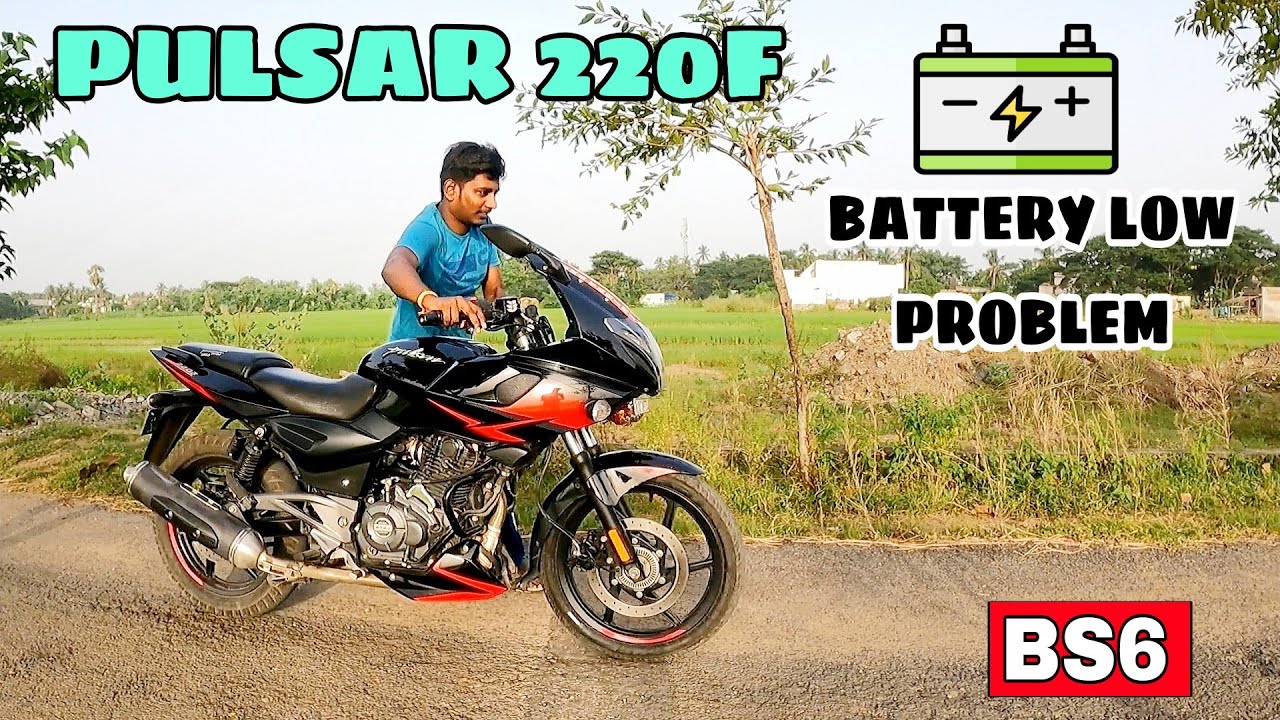 BATTERY LOW PROBLEM IN PULSAR 220F BS6 || HOW TO START  BS6 PULSAR 220F OR PULSAR 150 TWIN DISC