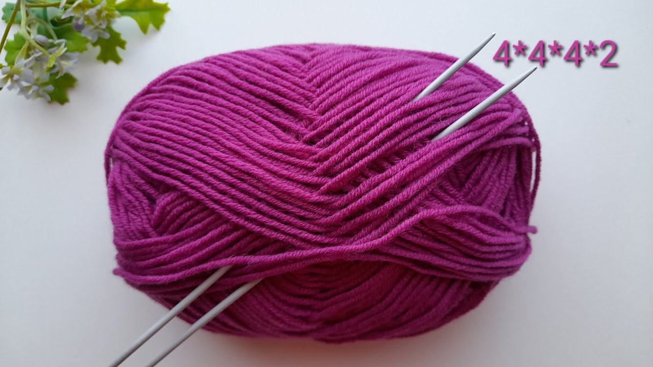 🔥 Ich habe in nur 2 Tagen einen Pullover mit diesem einfachen und wunderschönen Muster gestrickt!