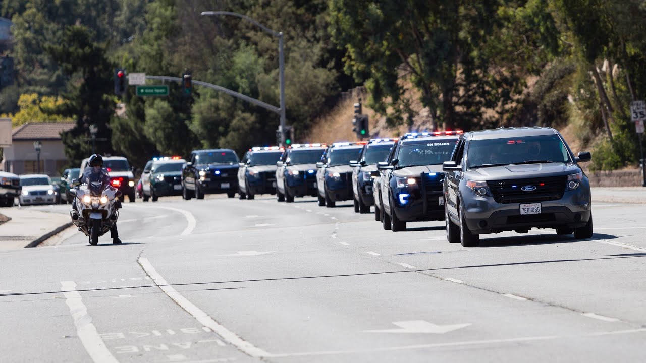 Procession for Fallen Scotts Valley Police K9 &ldquo;Atlas&rdquo;