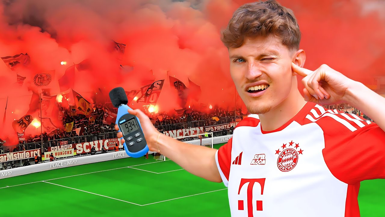 Ich habe die Dezibel in der Allianz Arena gemessen