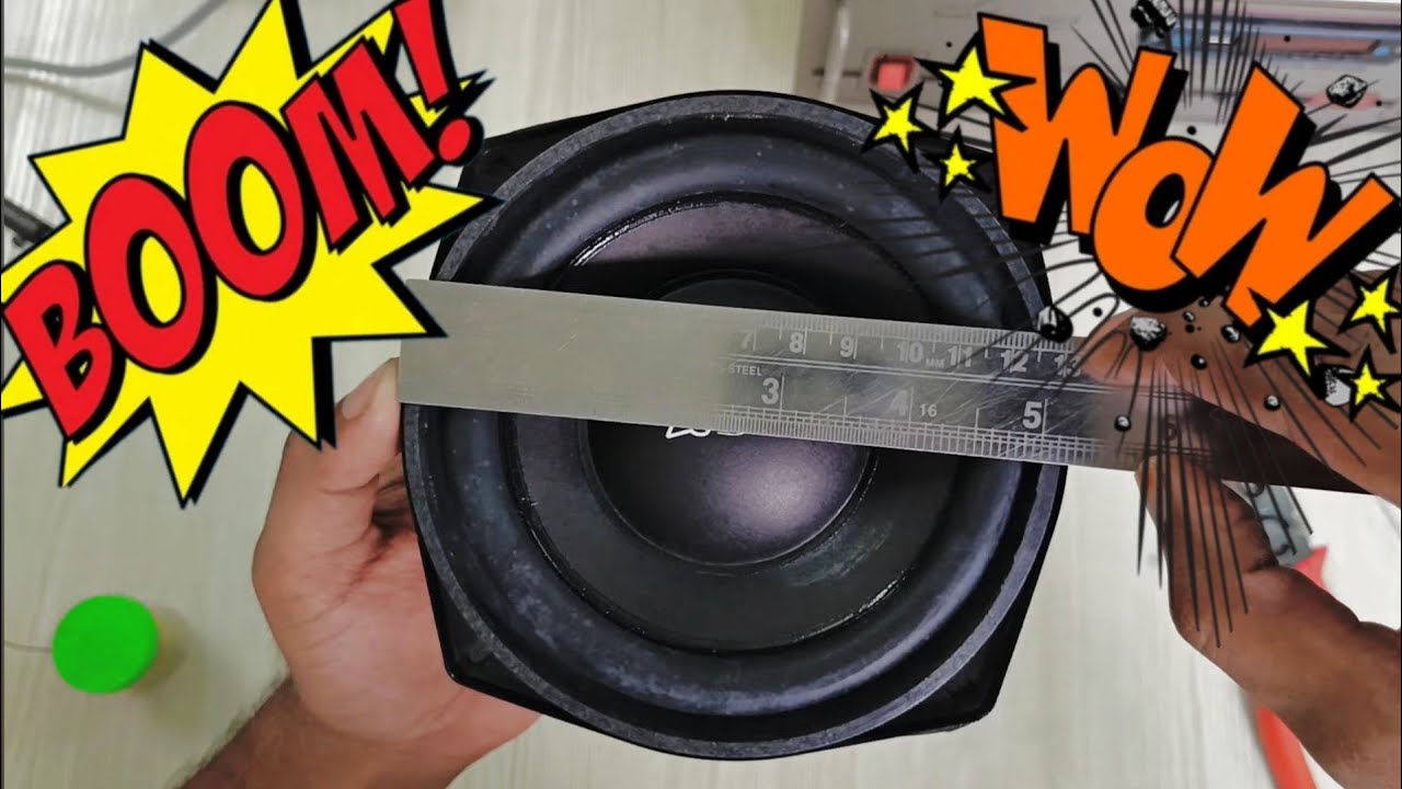 🔊 Starfar 5.25 inch 🔊 Subwoofer 4 Ohms/160Watts/90mm (Subwoofer Speaker) 