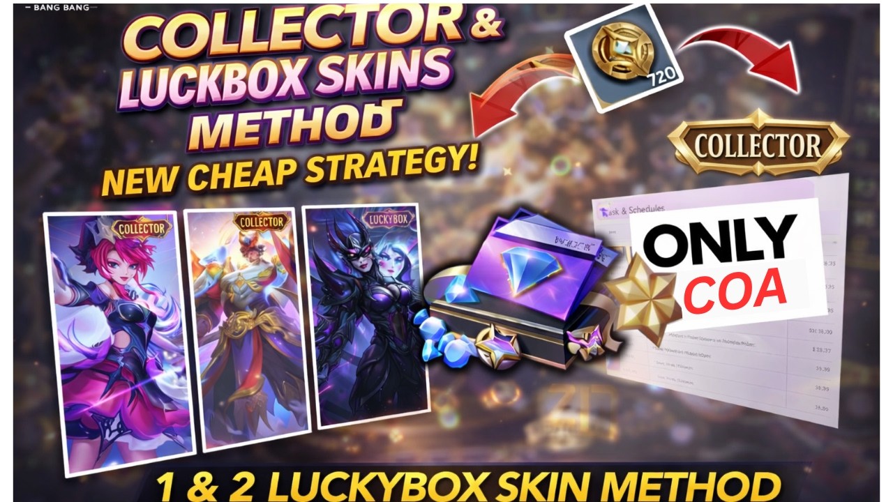ONLY 1570 COA?! Cheapest Method for March Collector+ Returning Lucky Box Skins! CHEAP GUIDE COA Only