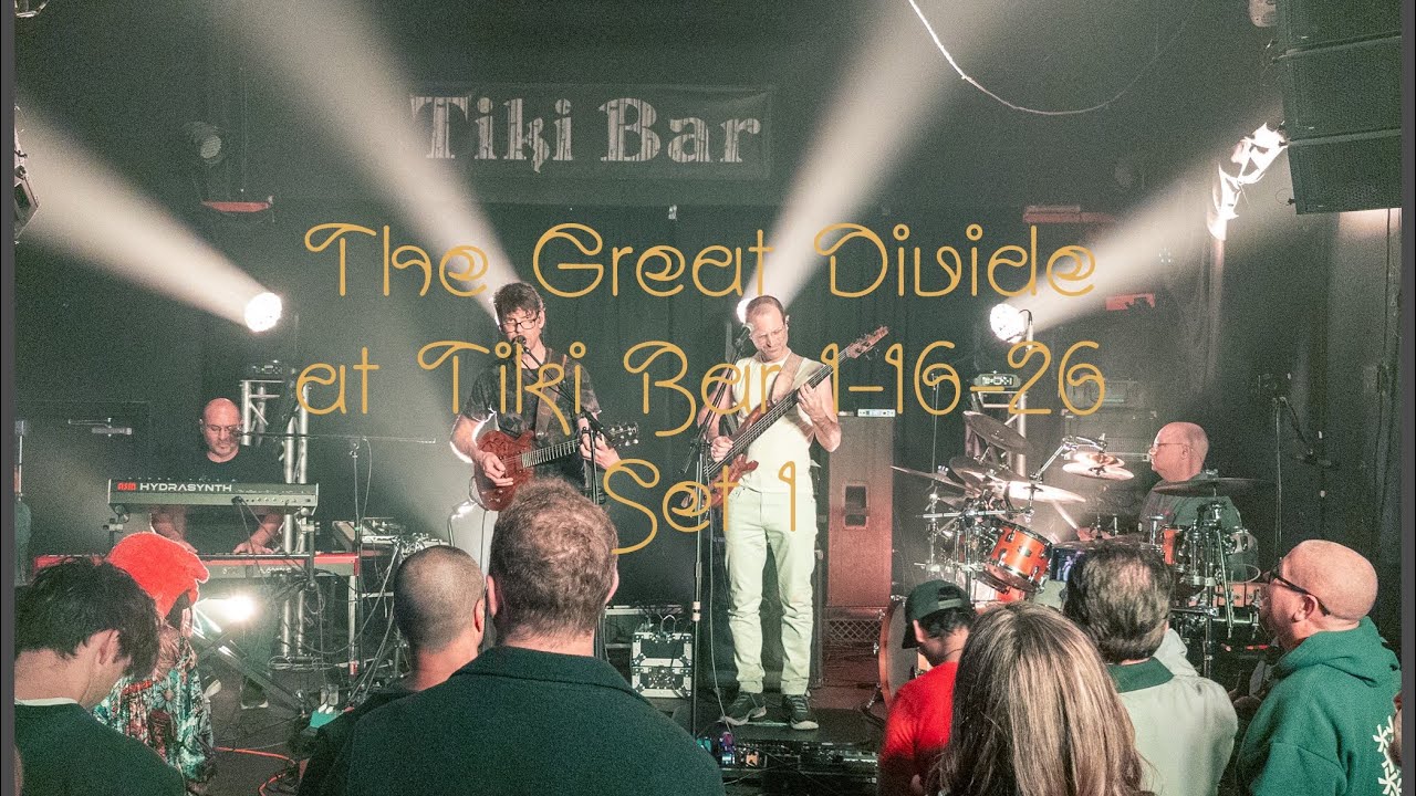 The Great Divide at The Tiki Bar 1-15-26 - Set 1 Highlights