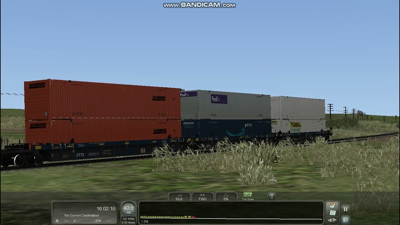 (PT. 1) Train Sim Classic: Chasing A Short BNSF Intermodal