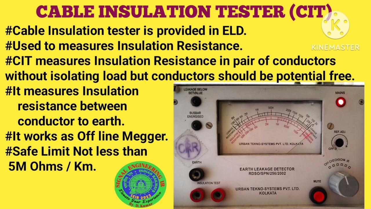 #meggar#ELD#CABLE INSULATION TESTER#EARTH LEAKAGE DETECTOR