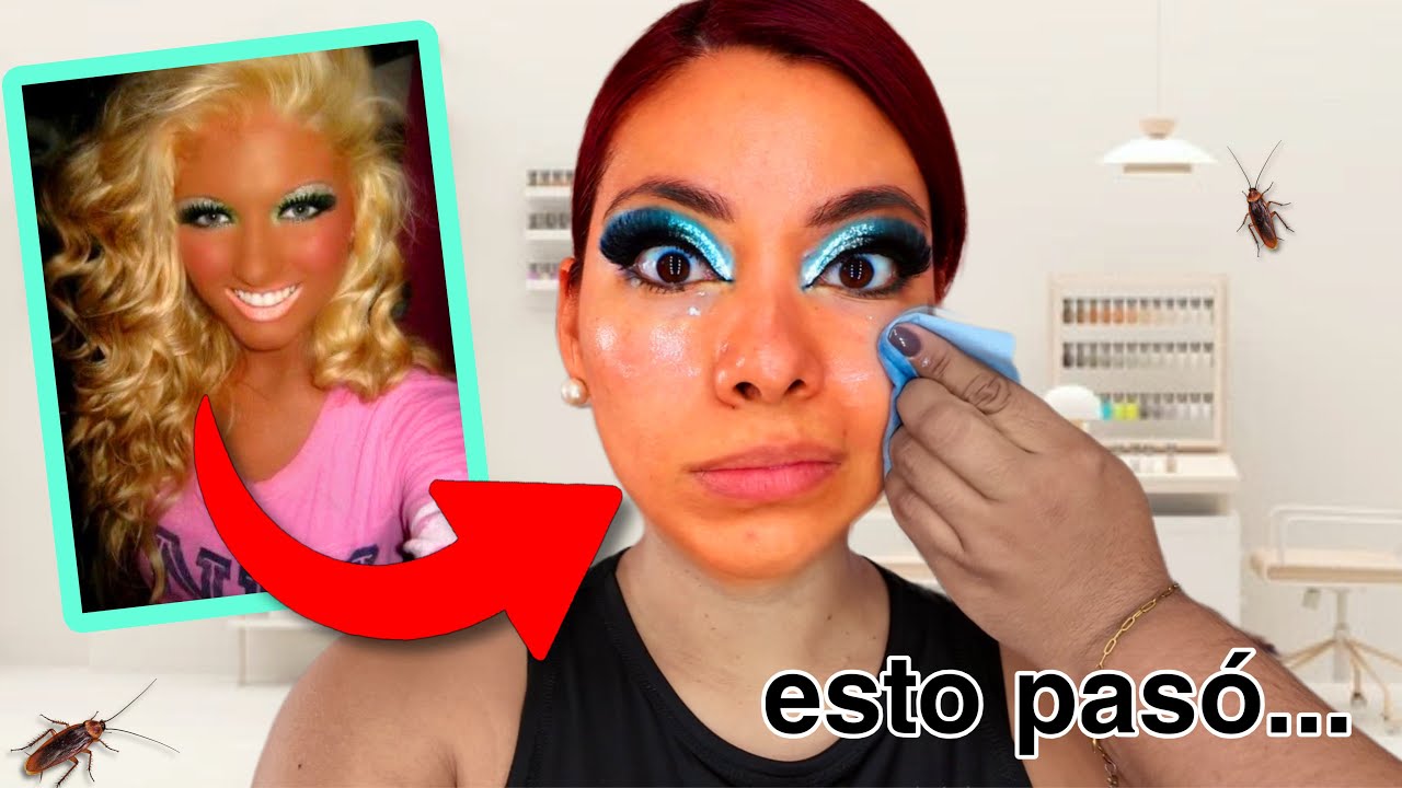 Muestro un MAQUILLAJE HORRIBLE y pido que me maquillen ASÍ 😱‼️ esto pasó… | Rebeca Mendiola